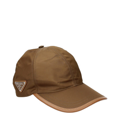 Prada Brown Polyamide Cap: A Fusion of Style and Functionality