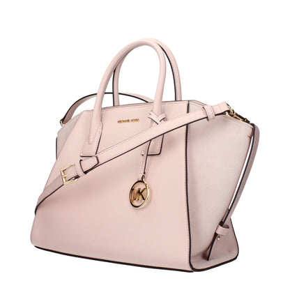 Michael Kors Pink Leather Handbag - Effortless Elegance