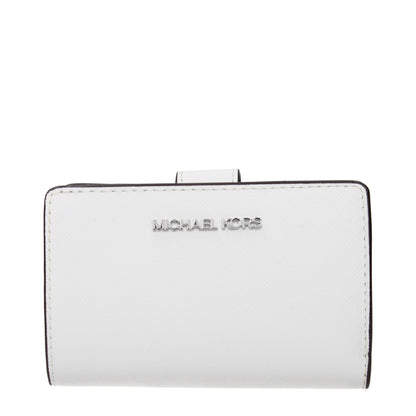Michael Kors White Leather Wallet - Effortless Elegance