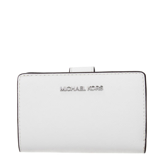 Michael Kors White Leather Wallet - Effortless Elegance