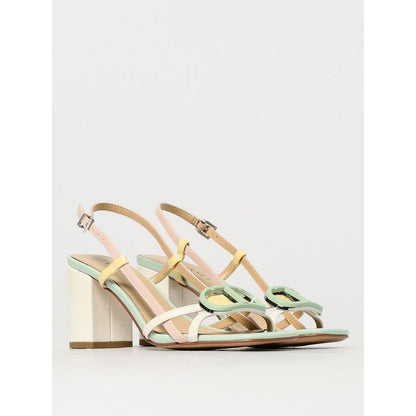 Twinset Blue Patent Leather Sandal