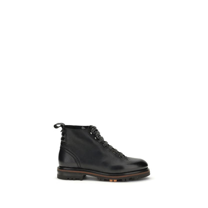 Santoni Leather Ankle Boot