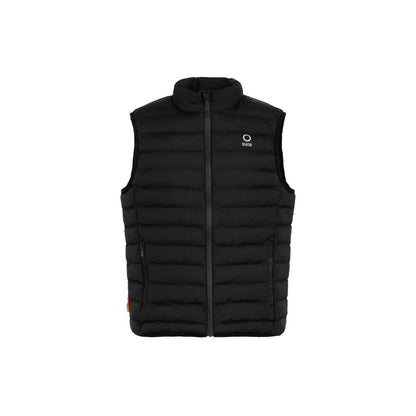 SUNS Black Polyester Sleeveless Jacket