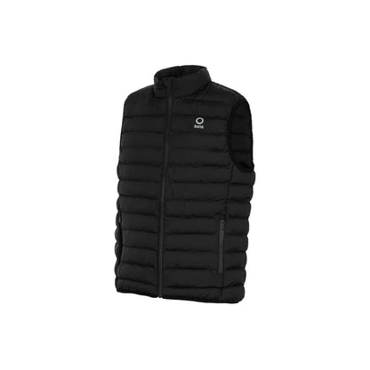 SUNS Black Polyester Sleeveless Jacket
