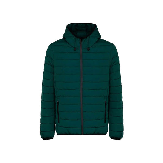 Suns Green Polyester Jacket - Stylish Functionality for All Seasons