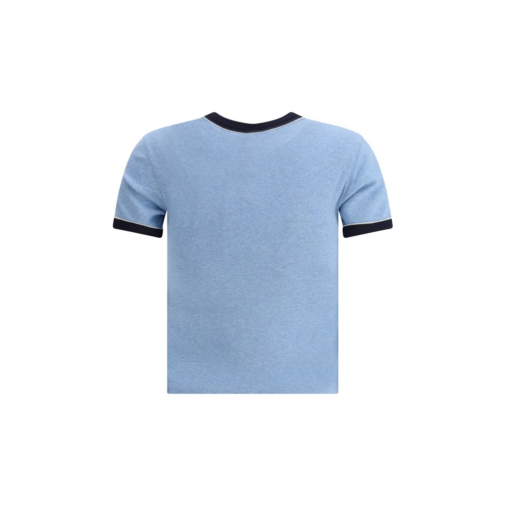 Chloé Printed Logo T-Shirt in Light Blue