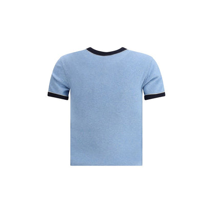 Chloé Printed Logo T-Shirt in Light Blue