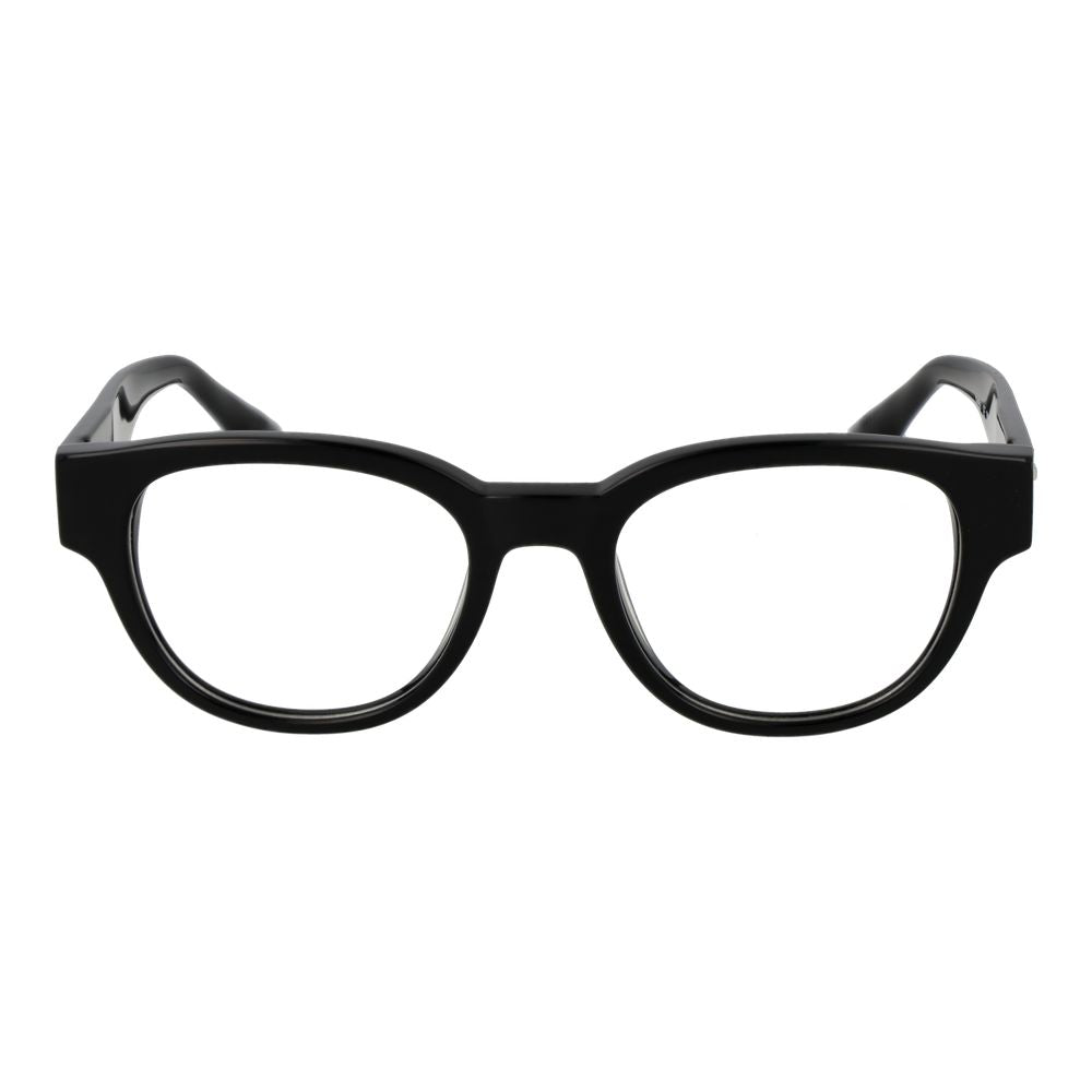 Trussardi Black Men’s Optical Glasses – Full-Rim Frame