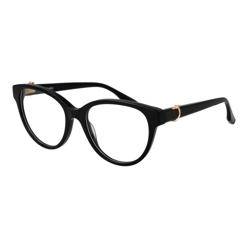 Trussardi Black Women’s Optical Glasses – Full-Rim Frame