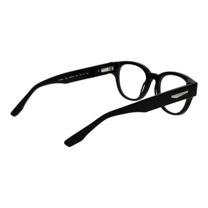 Trussardi Black Men’s Optical Glasses – Full-Rim Frame