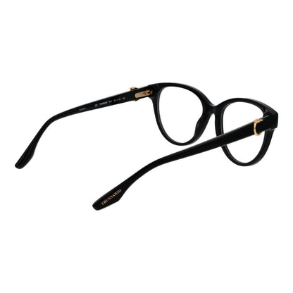 Trussardi Black Women’s Optical Glasses – Full-Rim Frame
