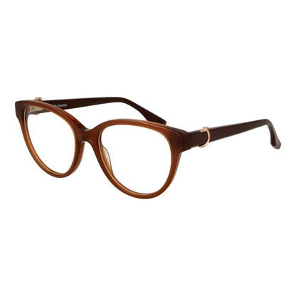 Trussardi Women's Optical Glasses – Brown Butterfly Frame