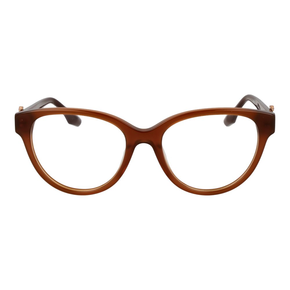 Trussardi Women's Optical Glasses – Brown Butterfly Frame