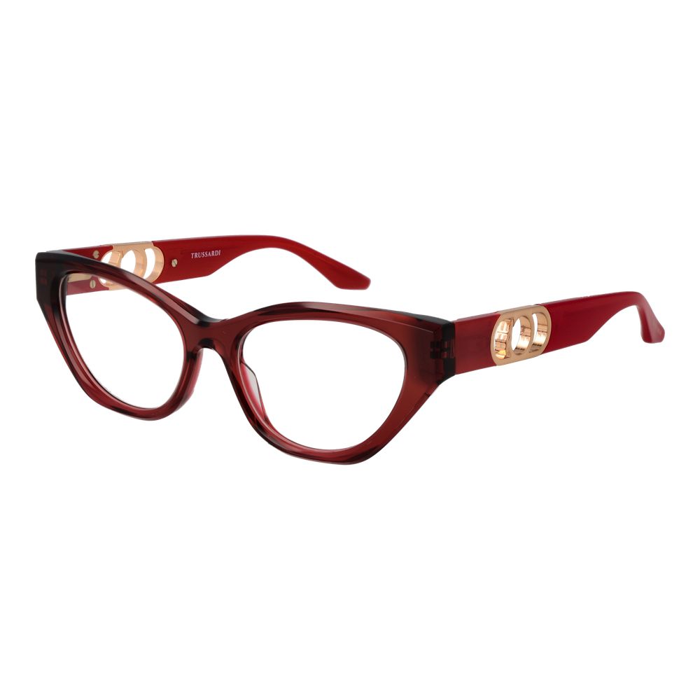Trussardi Women’s Optical Glasses – Red Cat Eye Frame