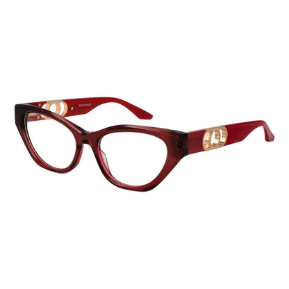 Trussardi Women’s Optical Glasses – Red Cat Eye Frame