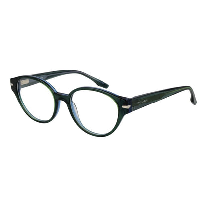 Trussardi Women’s Green Optical Glasses – Full-Rim Frame