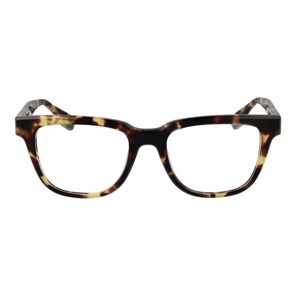 Trussardi Brown Men’s Optical Glasses – Rectangle Full-Rim Frame