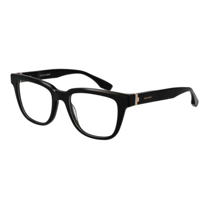 Trussardi Black Men’s Optical Glasses – Full-Rim Frame