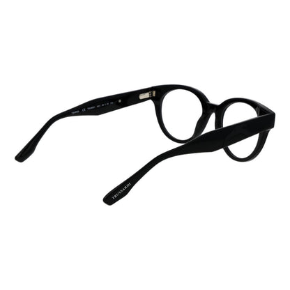 Trussardi Unisex Optical Glasses Frame – Black Full-Rim Design