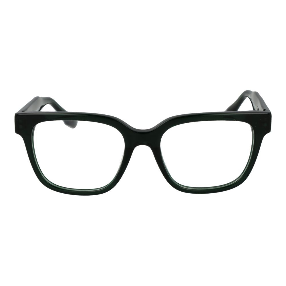 Trussardi Green Men's Optical Glasses – Square Full-Rim Frame