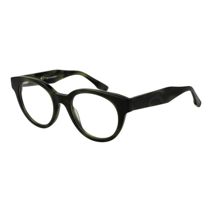 Trussardi Green Unisex Optical Glasses – Full-Rim Frame