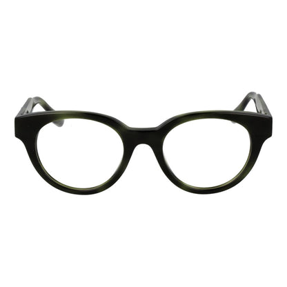 Trussardi Green Unisex Optical Glasses – Full-Rim Frame