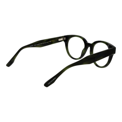 Trussardi Green Unisex Optical Glasses – Full-Rim Frame