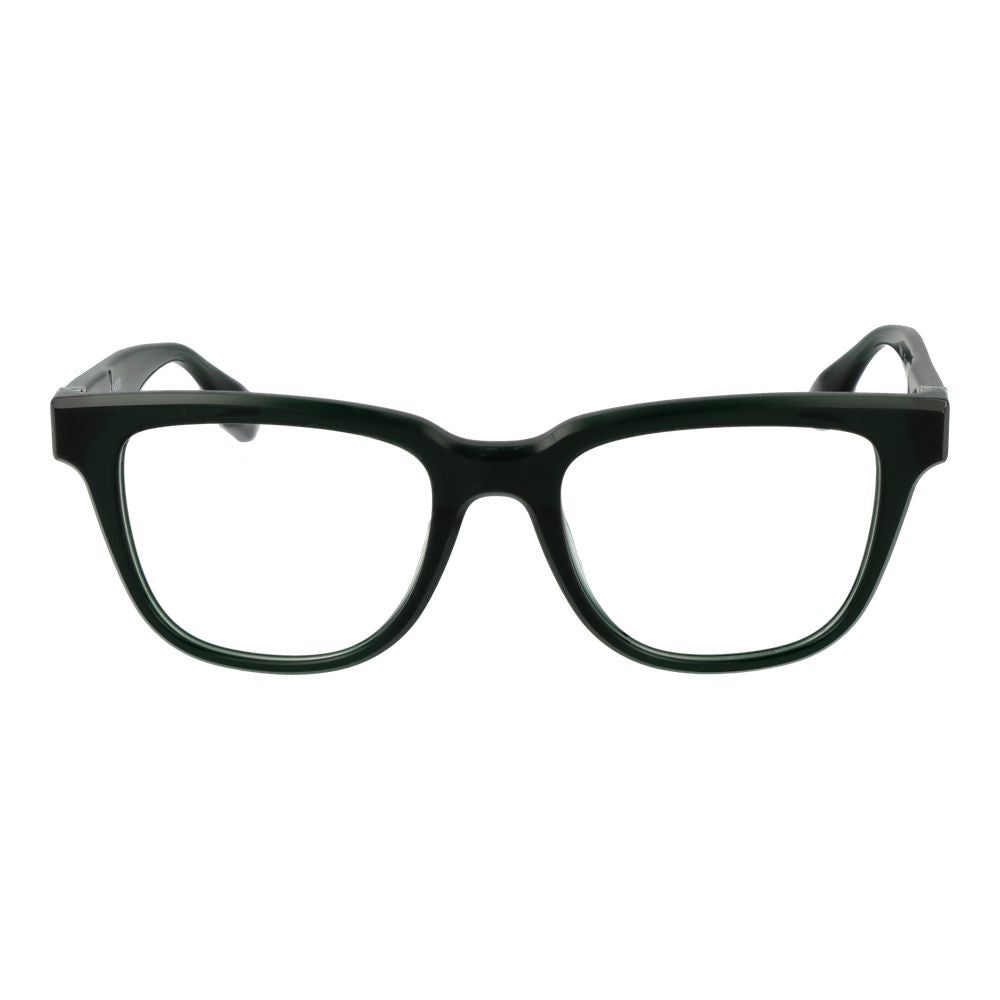 Trussardi Green Men’s Optical Glasses – Rectangle Full-Rim Frame