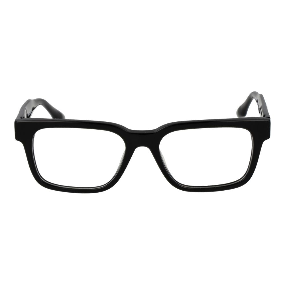 Trussardi Black Unisex Optical Glasses – Rectangle Full-Rim Frame