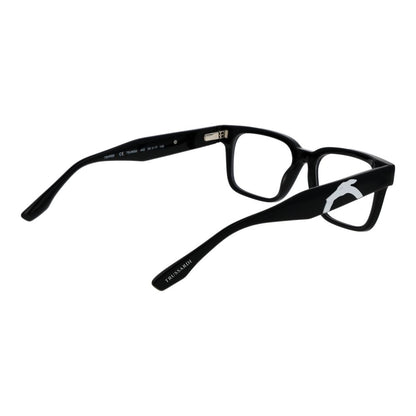 Trussardi Black Unisex Optical Glasses – Rectangle Full-Rim Frame