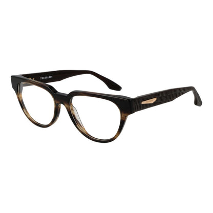 Trussardi Women’s Optical Glasses – Brown Full-Rim Frame, 53mm