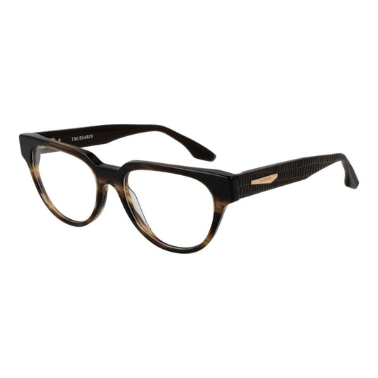 Trussardi Women’s Optical Glasses – Brown Full-Rim Frame, 53mm