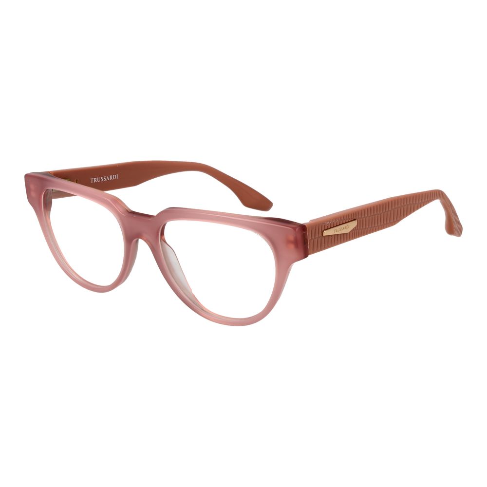 Trussardi Women’s Optical Glasses – Rose Full-Rim Frame, 53mm