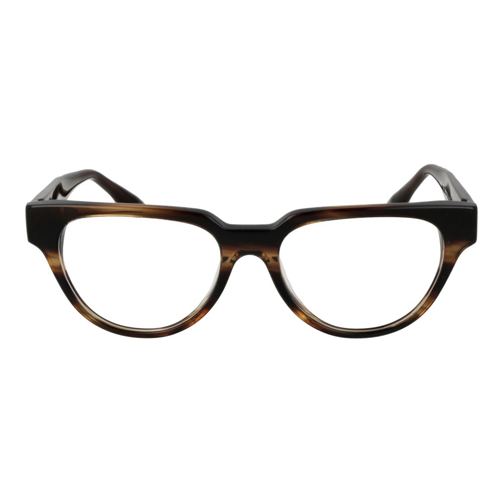 Trussardi Women’s Optical Glasses – Brown Full-Rim Frame, 53mm
