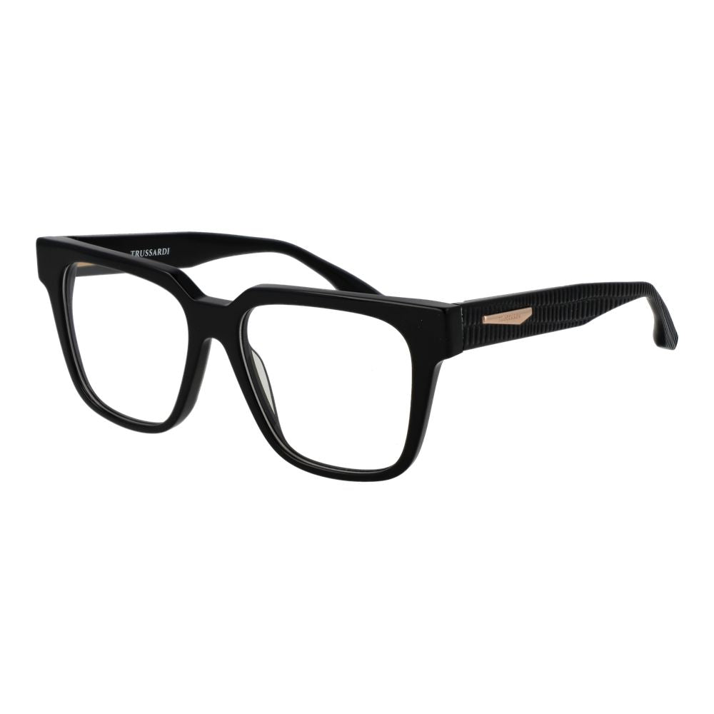 Trussardi Women’s Optical Glasses – Black Square Frame, 53mm