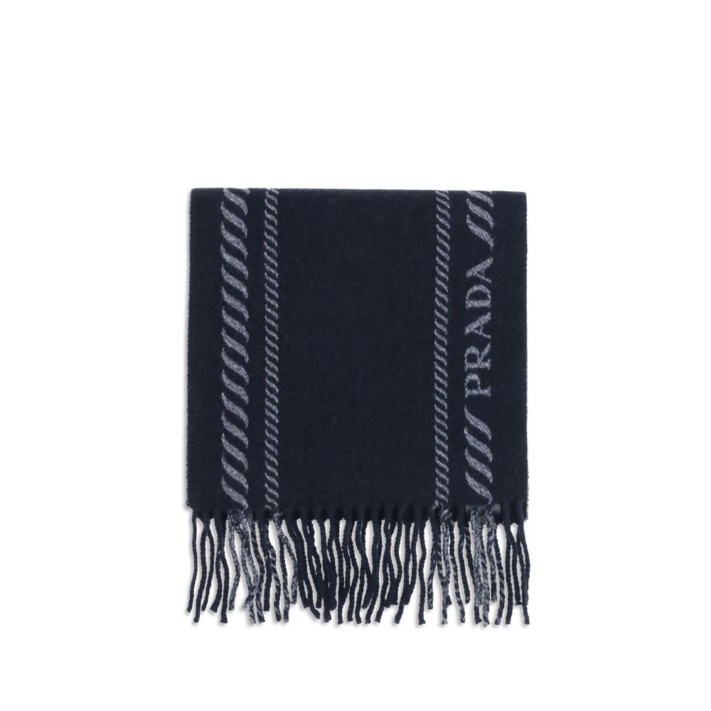 Prada Virgin Wool and Cashmere Scarf