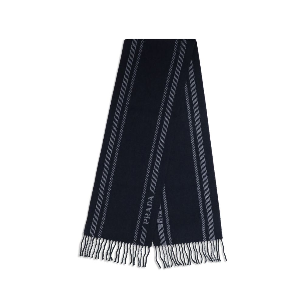 Prada Virgin Wool and Cashmere Scarf
