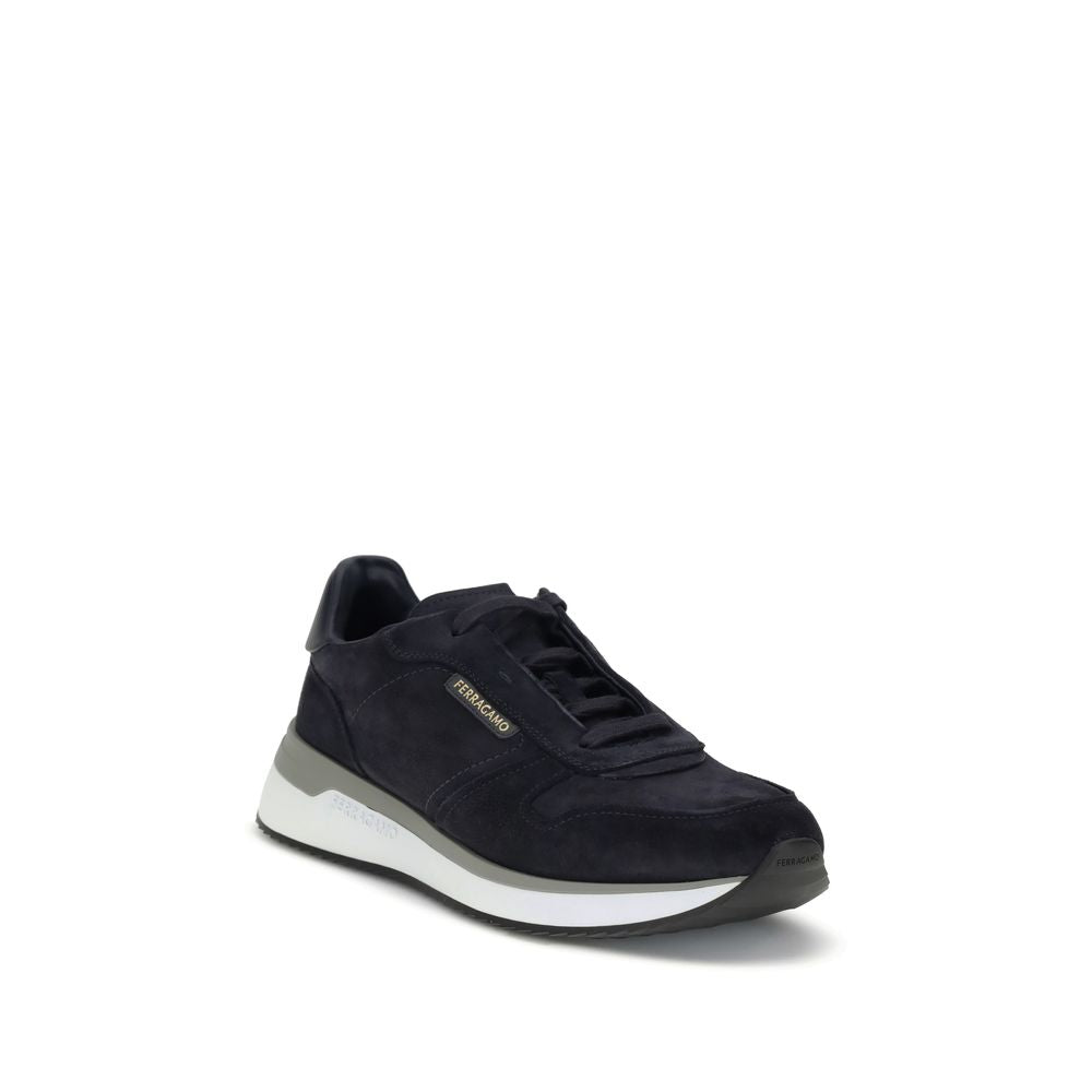 Ferragamo Suede Sneakers - Timeless Urban Elegance