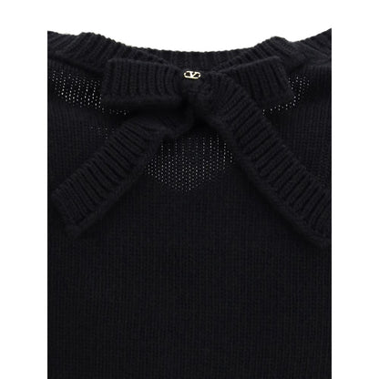 Valentino Wool Sweater with Bow Detail