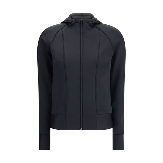 Valentino Structured Technical Jersey Sweatshirt