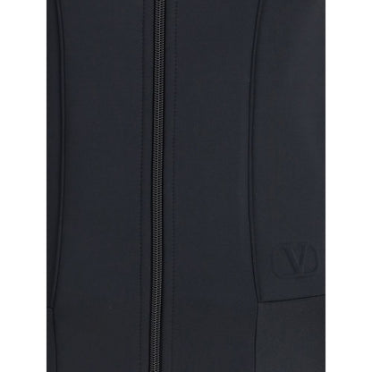 Valentino Structured Technical Jersey Sweatshirt