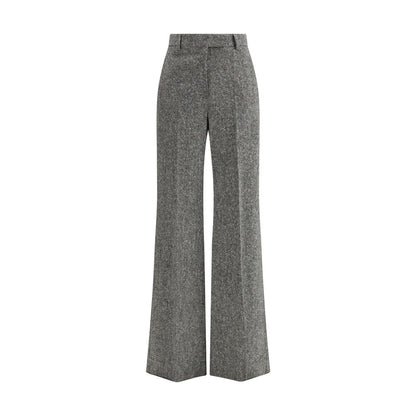Valentino Bottonato Natté Wool Trousers