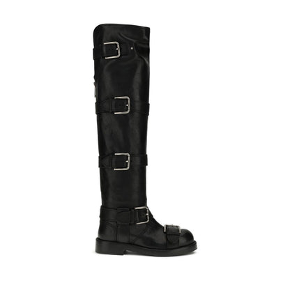 Dolce & Gabbana Extra Long Buckled Horse Boots