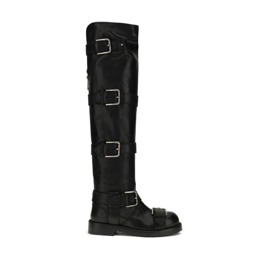 Dolce & Gabbana Extra Long Buckled Horse Boots