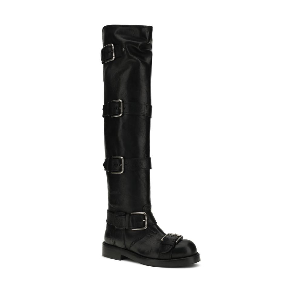 Dolce & Gabbana Extra Long Buckled Horse Boots