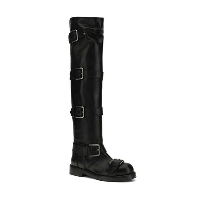 Dolce & Gabbana Extra Long Buckled Horse Boots