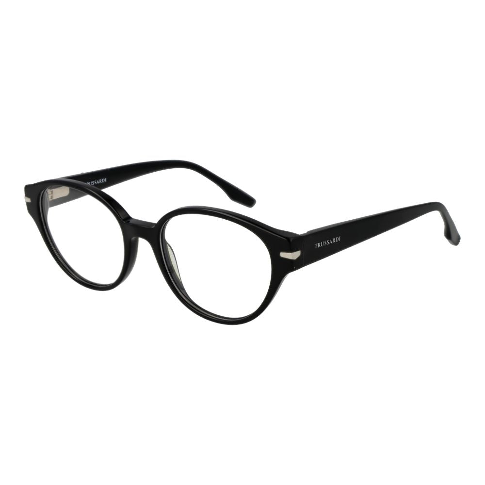 Trussardi Women's Optical Glasses – Black Oval Frame, 53mm