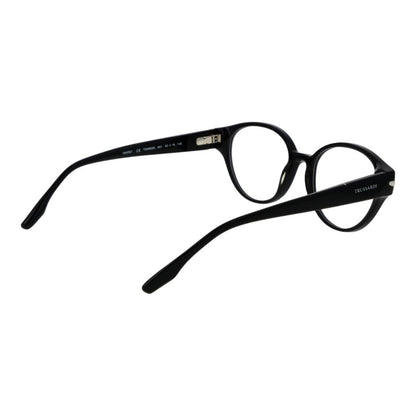 Trussardi Women's Optical Glasses – Black Oval Frame, 53mm