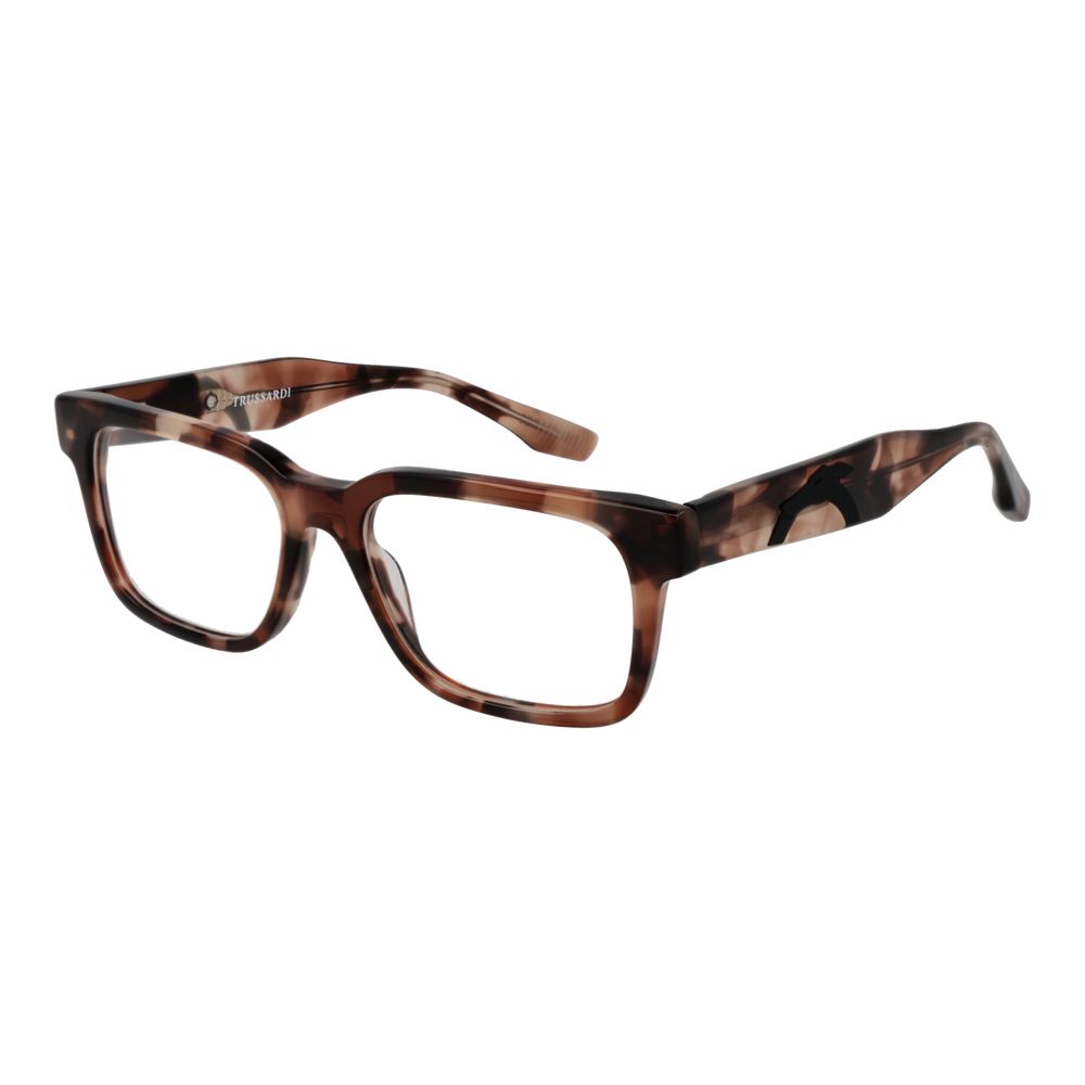 Trussardi Unisex Optical Glasses – Brown Full-Rim Frame, 53mm
