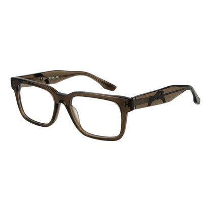 Trussardi Brown Unisex Optical Glasses – Rectangle Full-Rim Frame